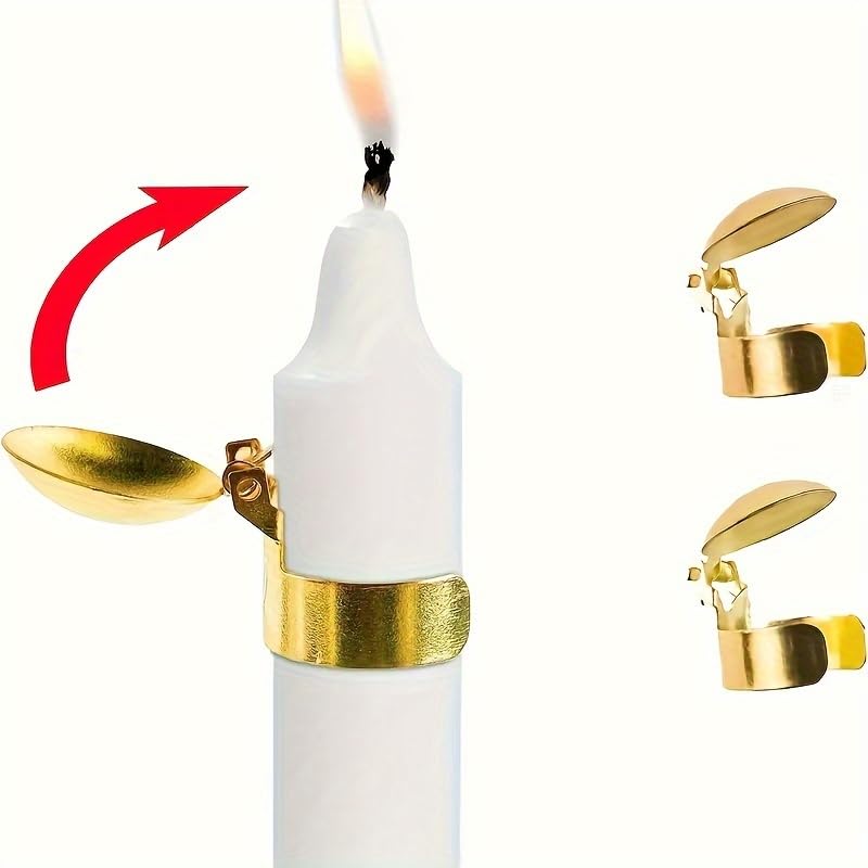 Candle Safety 4-Pack Automatic Candle Snuffers - Stainless Steel Flame ...