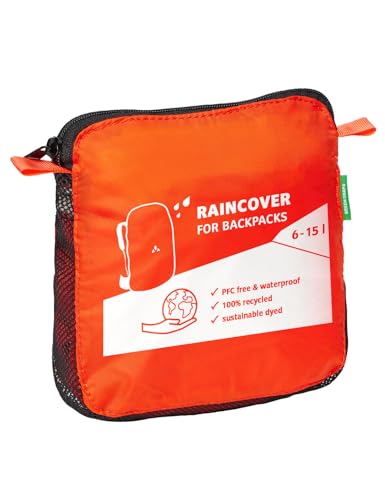 Vaude Raincover For Backpacks 15-30 L - Copertura Antipioggia Unisex, Arancione, EinheitsgrößE - - 2