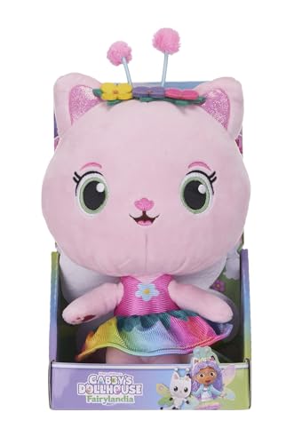 Gabby'S Dollhouse 10" / 25Cm Fairylandia Rainbow Kitty Fairy Soft Plush Toy