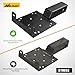 Nilight Universal Trailer Hitch Winch Mounting Plate with 2'' Receiver Hitch Winch Bracket Winch Mounting Heavy Duty Steel 3600Lbs for ATV UTV SUV Truck Pickup Lawn Garden Equipment