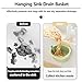 2025 New Hanging Sink Drain Basket, Faucet Hanging Strainer, Corner Sink Trash Catcher for Home & Kitchen, Food Fruit Vegetable Drain Shelf Sink Storage Holder, Kitchen Sink Accessories（W）