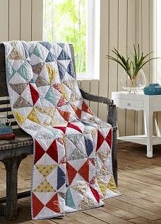 Amity Home Flying Geese Throw Quilt