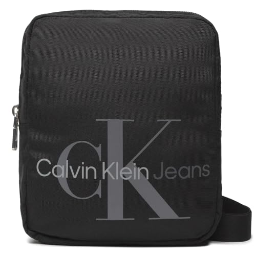100% Poliestere Riciclato Calvin Klein Borsello Tracolla Uomo Sport Essentials Reporter18 Mo K50K509357 Nero