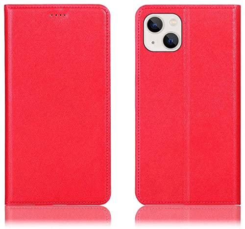 Funda iPhone 13 Mini anti golpes con billetera de cuero y tapa libro magnética