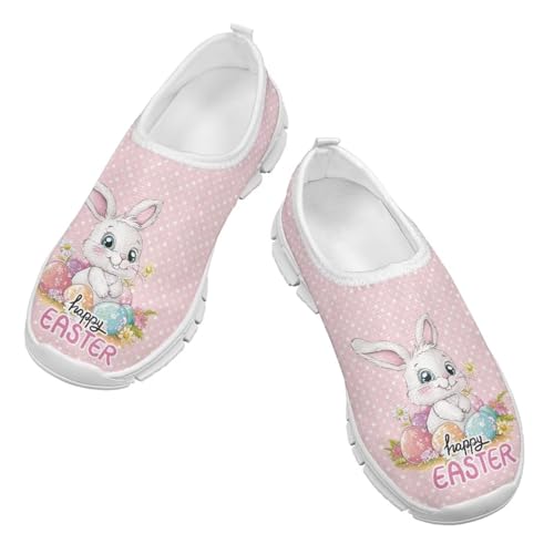 Kids Easter Shoes Funny Print Girls School Slip On Shoes for Holiday Present3
