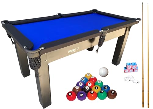 Impar Sports - Mesa de Sinuca/Snooker/Bilhar com kit Impar Sports -