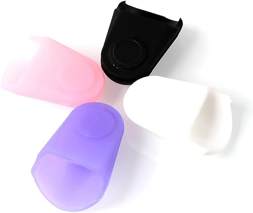 Miniatura 4 de Tapa de boquilla de gel de sílice Protector de boquilla duradera para clarinetesaxofón alto boquilla de saxo tapa protectora tamaño medio (rosa)