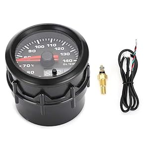 Aramox Aramox97 LED Wskaźnik Temperatury Oleju 52mm