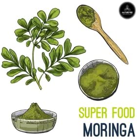 Miniatura 6 de Naturevibe Botanicals Polvo orgánico de hoja verde de moringa de 2 libras, crudo, (32 onzas)  Multivitaminas  Ideal en bebidas y licuados  El