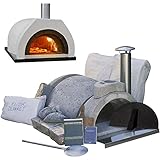Forno Piombo Enzo 90 DIY Wood Fired Pizza Oven | DIY Kit For Refractory Dome Home Pizza Ovens | 36 inch Outdoor Pizza Cooker | Heavy Duty Outdoor Oven For Backyard Kitchen