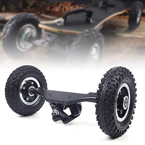 Kaichenyt 8 Zoll LKW Räder Combo, Offroad Elektro LKW Räder Mountain Longboard Riemenscheibe mit Hardware für die Installation Gesamtlänge 420 mm