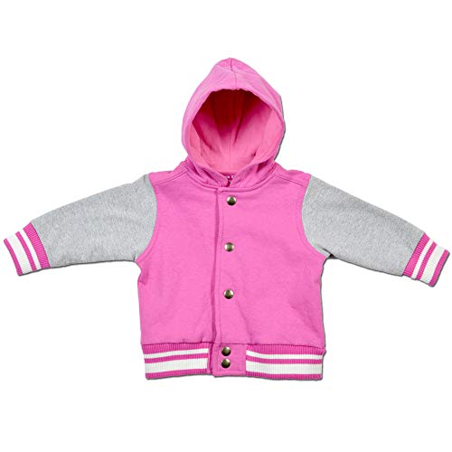 Infant Baby Girls Varsity Letterman Jacket (18 Months)