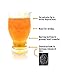 USA Made Nucleation Etched Bottom Glass - 4 Pack Ultimate Beer Glasses - 16oz -