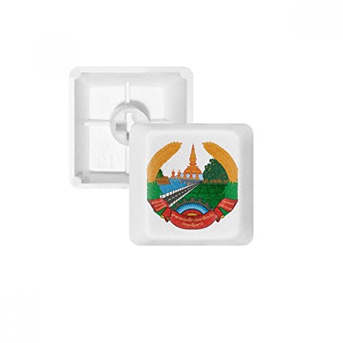 Keycap PBT Laos Clavier Mécanique Blanc OEM R2 Multicolore