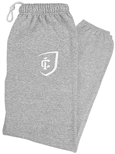 Ithaca College Primary Logo Mens Jogger Sweatpants, Athletic Heather, XL