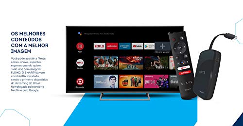 Receptor De TV Via Internet Full Hd Elsys ETRI01 Smarty, Preto