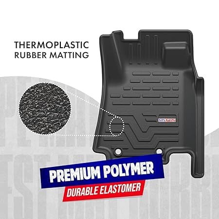 Image of Premium Slavia (2022-Present) Car Mats | Durable Anti-Slip 3D Car Floor Mat | Waterproof, Dustproof & Easy to Clean TPE Foot Mat | All Weather TPE Car Floor Mat | Custom Fit Accessories