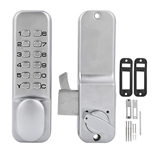 Ciglow Mechanical Combination Lock,Sliding Door and Sliding Door Code Lock,1-11 Digit Combination Code,Safe and Durable,Suitable for Sliding Door of Kitchen Office Balcony