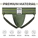 JOCKLAND 3 Inch Men's Jock Strap, Wide Band Mesh Male Underwear Jockstrap Athletic Supporter for Gym Vasectomy