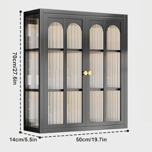 Wall-Mounted Bathroom Storage Cabinet - Punch-Free White Organizer with Doors, Space-Saving Design 40x14x70cm, Ideal for Toilets & Kitchens, Sleek & Functional Solution