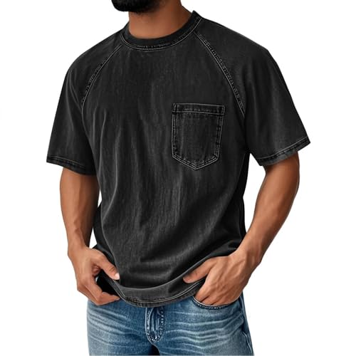 T-shirt surdimensionné été pour homme coupe basique moderne confort