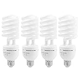 Foto&Tech Photography Daylight Bulb 42W 6500K 120V White Spiral Fluorescent Light Bulb Studio Light for Photography and Daylight Video Lighting (4)