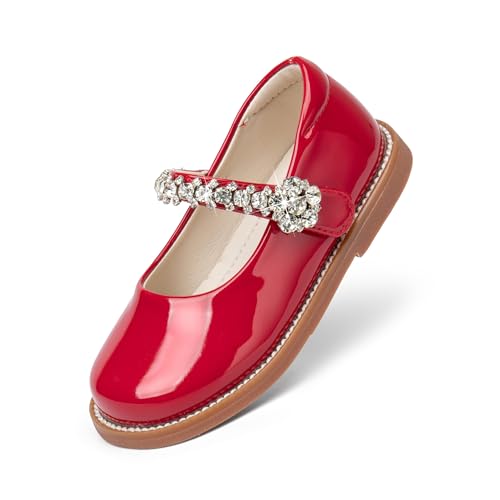 Image of PHIRAMIN Toddler Girl Mary Jane Dress Shoes-Little Girl School Uniform Shoes for Wedding Party