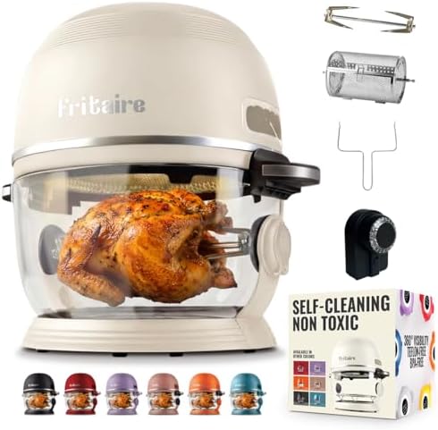 Non Toxic Air Fryer™ Pro | 9-in-1 Glass Air Fryer | Self-Cleaning...