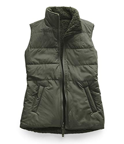 The North Face Women's Merriewood Reversible Vest, New Taupe Green/New Taupe Green 1D, S