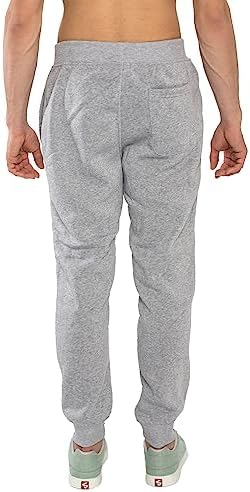 Southpole Men's 1570 Basic Active Fleece Jogger Sweatpants, Heather Grey a, Small - 3