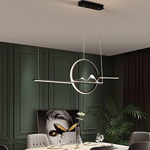 Lumière ambiante à intensité variable avec suspension LED moderne