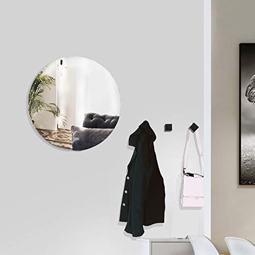 Espelho Multiuso Lapidado Fita Dupla Face 3M 50 cm Redondo