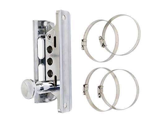 (1 Year Warranty) Chrome Quick Release Adjustable Fire Extinguisher Holder Mount for Jeep