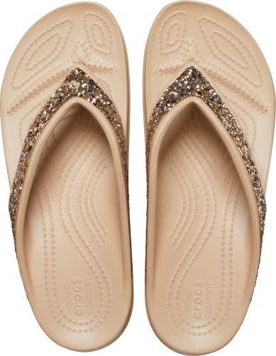 Image of Crocs womens Sloane Glitter Flip