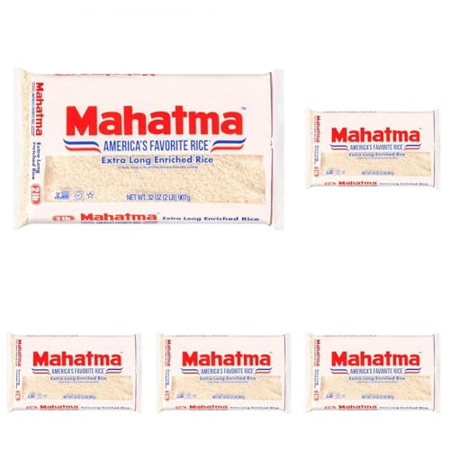 Mahatma Extra-Long-Grain Rice 2-Pound Bag, Gluten-Free and Non-GMO White Rice