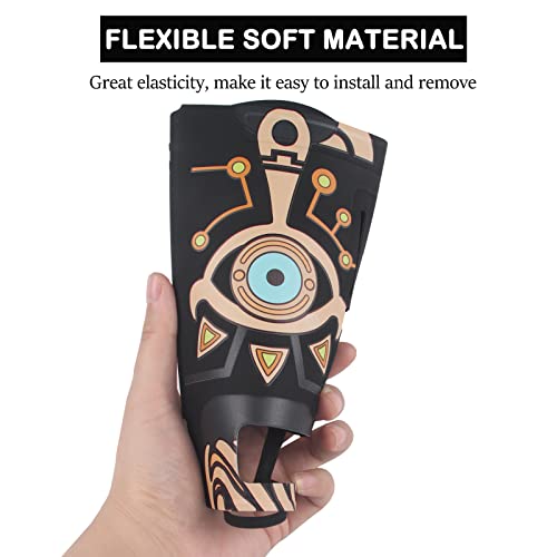 TIKOdirect Protective Case for Nintendo Switch, Protected by Soft Full Skin Cover with Pretty Cute Pattern, Silicone Slim Shockproof Back and Grip Sleeves for NS, Black by TIKOdirect - Image 5