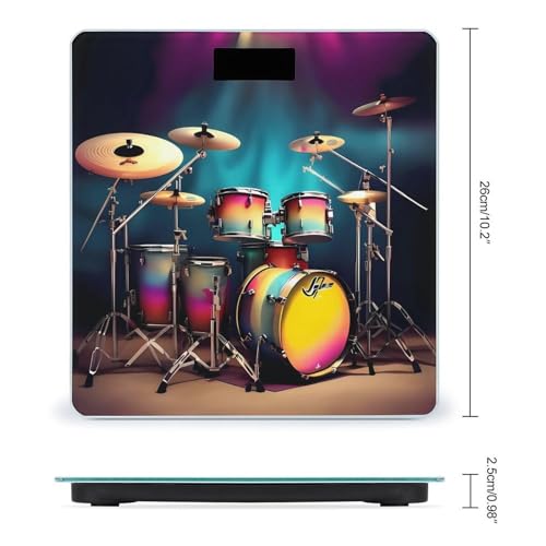 Báscula Digital Cool Drums Set para Baño miniatura 2