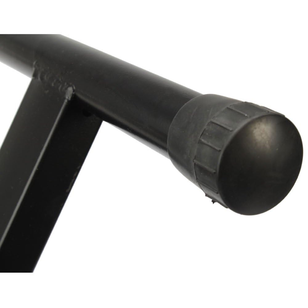 Bonnlo Tabouret de Piano Réglable en 3 Hauteurs, Banc de Clavier Pliable pour Piano Électrique et Piano, Banc de Piano en X, Stable, Siège de Piano Rembourré et Facile d'entretien, Noir