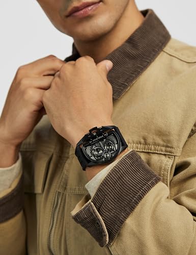 Image of Police Quartz Multifunction Black Dial Black Silicone Strap Watch for Men - PLPEWGQ2203605