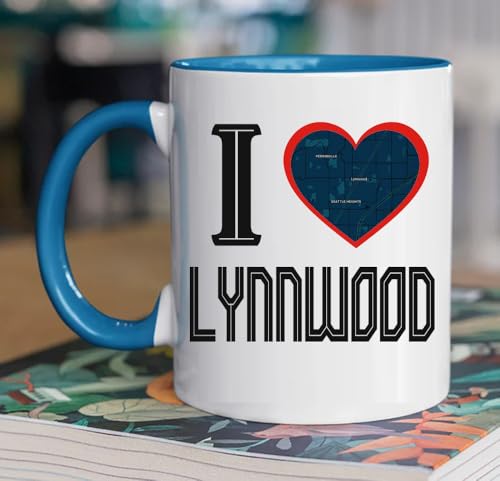Lynnwood WA Map Coffee Mug 11oz Hometown Gift