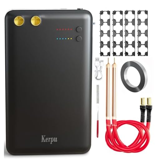 Spot Welder, Kerpu Mini Spot Welder, Portable Spot Welder Machine, Spot Welding Equipment Energy Storage 5000mAh for DIY 18650 Battery, Portable Battery Welder with Type-C port 2A Input