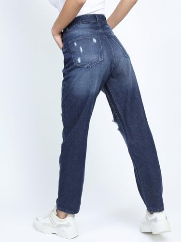 Image of Tokyo Talkies Women's Straight Fit Regular Mid-Rise Jeans Pant