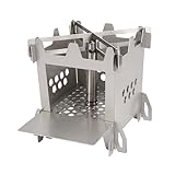 HexoTools Wood Burning Camping Rocket Stove, Portable Backpacking...
