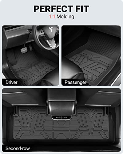 2016-2023 Tesla Model 3 Floor Mat And Model 3 3D Cargo Liner #TOP3