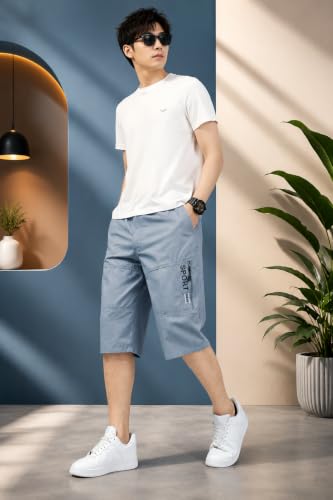 Image of TAGDO Men's Solid Cotton Shorts | Shorts Pant for Men | Shorts for Men (2003)