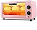 Desktop Mobile Toper, 9-litrowy piekarnik zegarowy, z tacy do pieczenia i grill, różowy, polerowana stal nierdzewna, 600 W
