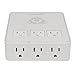 Panamax P360 Dock 6-Outlet Wall Tap/Charging Station, White, 6.8