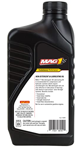 Mag 1 68761 Non-Detergent 30 Lubricating Oil - 1 Quart