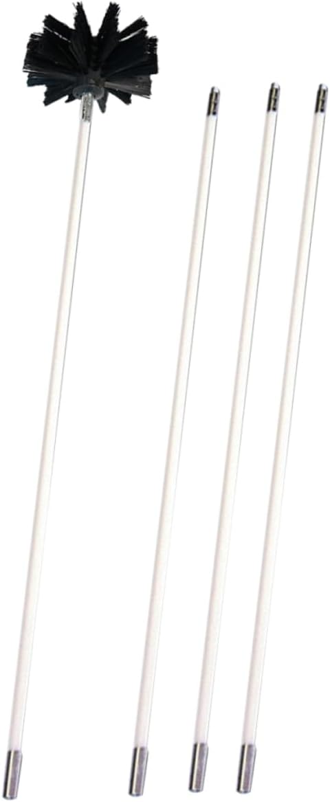 1set Nylon Tube Straw Brush Professional Cleaning Tool Kit for Chimney Dryer Vent