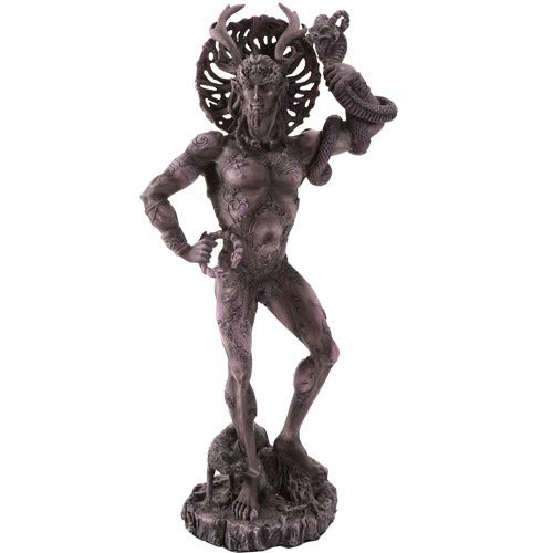 Estatua coleccionable Cernunnos Dios Cornudo celta 10 pulgadas